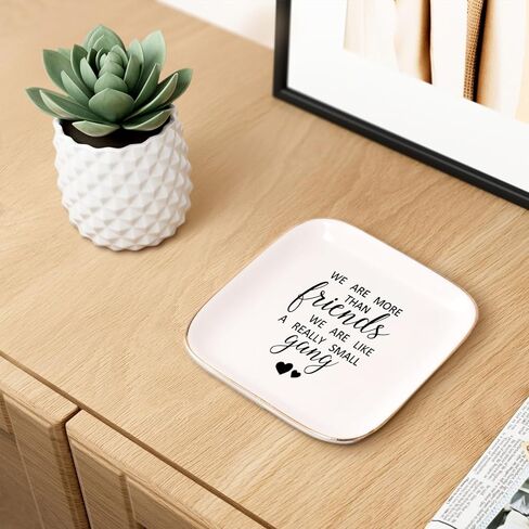 أفضل صديق هدايا عيد ميلاد الصداقة للنساء صينية المجوهرات، الصداقة التخرج عيد الميلاد زميل العمل أفضل الهدايا لأفضل صديق BFF عيد ميلاد مجوهرات خاتم صينية طبق in Kuwait