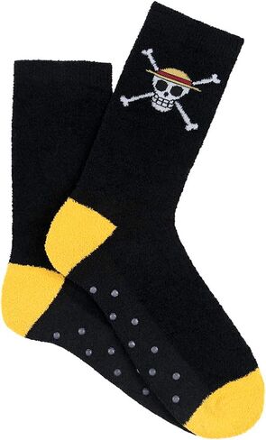 Everything Legwear One Piece Straw Hat Crew Cozy Crew Socks, One Size in Saudi Arabia