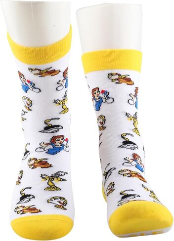 BWWKTOP Princess Socks Movie Fans Gift Tale As Old As Time Socks Beast & Princess Merch in Saudi Arabia