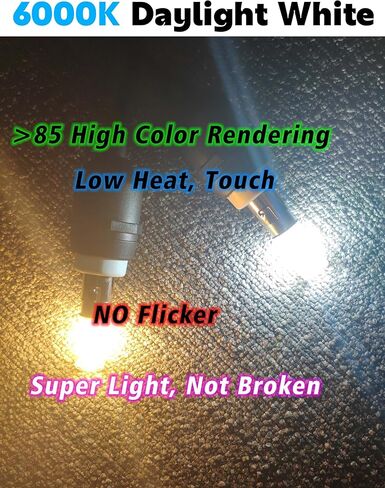 1156 BA15S LED Bulbs 12-24V, 1141 1003 7506 6000K Daylight White, Low Voltage Bayonet Single Contact, 5W 500LM Replacement For RV Landscape Interior Lights Camper Marine Boat Trailer Lights, 4Pack in Saudi Arabia