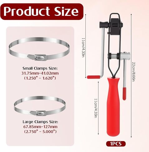 CV Joint Banding Boot Axle Clamp Pliers with 100 PCS Stainless Steel CV Joint Boot Band Clamps Automotive Boots Clamp Pliers Axle Boots Clamps for Most Cars in Saudi Arabia