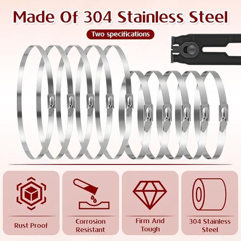 CV Joint Banding Boot Axle Clamp Pliers with 100 PCS Stainless Steel CV Joint Boot Band Clamps Automotive Boots Clamp Pliers Axle Boots Clamps for Most Cars in Saudi Arabia