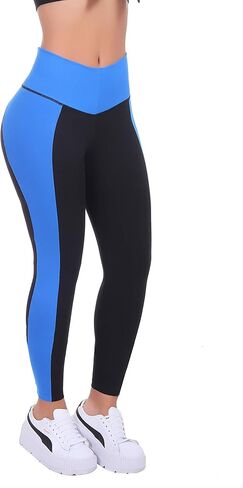 Black and Colored Side Design Leggings for Women with Internal Body Shaper and Butt Lifter Multiple Styles in Saudi Arabia