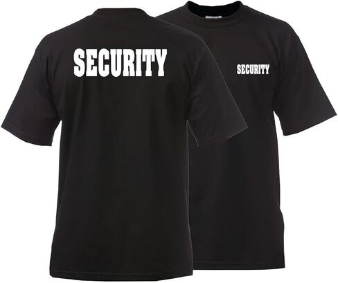 Gs-eagle Men's Security Heavyweight Short Sleeves Black 3X-Large T-Shirt in Saudi Arabia
