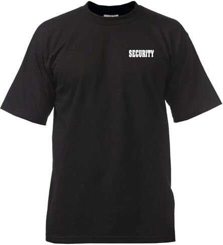 Gs-eagle Men's Security Heavyweight Short Sleeves Black 3X-Large T-Shirt in Saudi Arabia