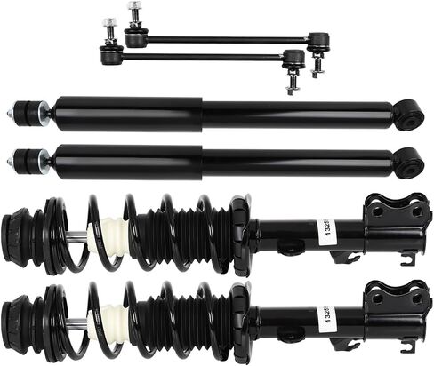 SCITOO Struts Shock suspension kit for 2012-2019 for Nissan Versa 2014-2019 for Nissan Versa Note Front Complete Strut Assembly,Rear shock absorber,Stabilizer Bar Link 6 Pcs,1333584L 1333584R in Saudi Arabia
