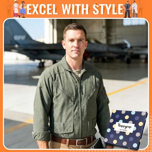 HAPPYPOP Veteran Gifts for Men - Navy, Air Force, Marine Corps Socks, Ideal Gifts for Veterans Day in Saudi Arabia