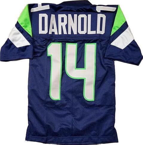 Custom Stitched Sam Darnold Adult Navy Jersey Jersey in Saudi Arabia