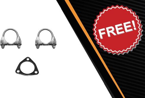 Exhaust Muffler Compatible for 2003-2009 GMC Savana 2500 4.8L & 6.0L | Stainless Steel | Northeastern Exhaust | Free Gasket and Clamps Included | Direct-Fit Replacement in Saudi Arabia