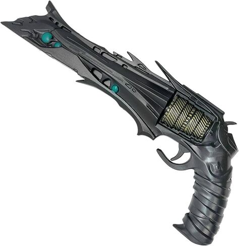 نسخة طبق الأصل من المسدس الرغوي المزخرف مقاس 12 بوصة مع قبضة محكمة وأسطوانة طويلة - ملحق للحفلات التنكرية والأزياء والعرض in Kuwait