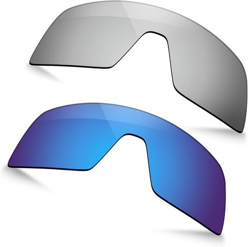 Polarized Replacement Lenses for Oakley Sutro S OO9462 Sunglasses - Silver+Ocean Blue 2 Pieces in Saudi Arabia