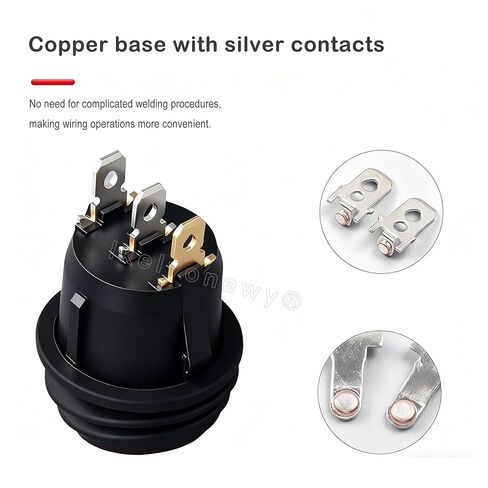 Red Led Lighted Switch Waterproof Toggle 12V 20A Spst 3 Pin Round Rocker Switch for Car Rv Marine Boat (5Pcs) lkelyonewy in Saudi Arabia