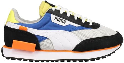حذاء رياضي PUMA Kids Boys Future Rider Splash Ac برباط علوي كاجوال - أسود، أزرق، رمادي in Saudi Arabia