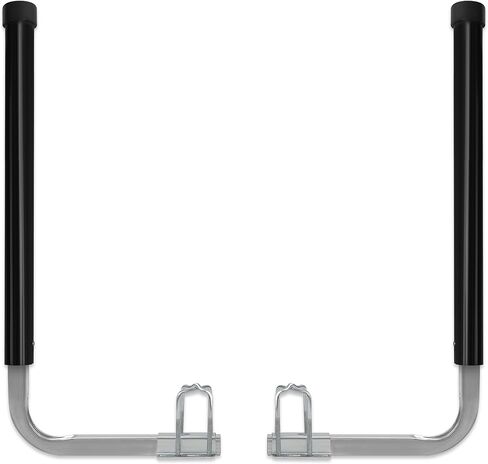 Boat Trailer Guide-ons, 40"/48" Adjustable Design, 2PCS Rustproof Galvanized Steel Trailer Guide ons, Trailer Guides with Black PVC Pipes, for Ski Boat, Fishing Boat or Sailboat Trailer in Kuwait