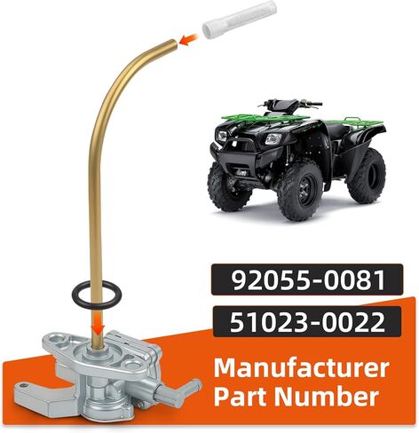 مجموعة صنبور صمام الوقود بيتكوك لـ Kawasaki Brute Force 650 4x4i KVF650 2006-2013 KVF750 2007 (لا ينطبق على KVF650D/E 4x4) 51023-0022 in Kuwait