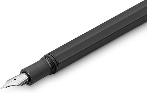 Kaweco SPECIAL Fountain Pen Black I Premium Aluminium Fountain Pen for Ink Cartridges I Exclusive Fountain Pen 17 cm I Nib: B (Broad) in Saudi Arabia