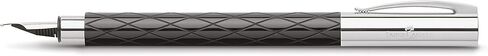 Faber-Castell Ambition Fountain Pen, Rhombus Black - Extra Fine in Saudi Arabia
