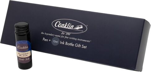 Conklin All American Fountain Pen Old Glory Special Edition – Medium Nib with Free 15ml Conklin Black Ink Bottle – Patriotic Luxury Writing Pen Gift for Collectors and Professionals in Saudi Arabia