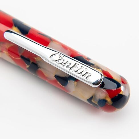 Conklin All American Fountain Pen Old Glory Special Edition – Medium Nib with Free 15ml Conklin Black Ink Bottle – Patriotic Luxury Writing Pen Gift for Collectors and Professionals in Saudi Arabia