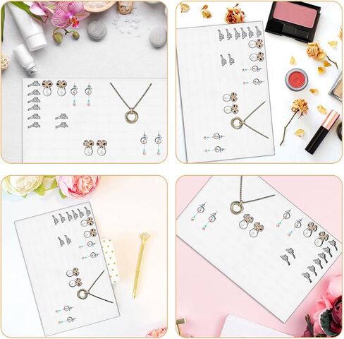 SAFIGLE 3Pcs Jewelry Box Cushion Liners Foam Insert Pads White Jewelry Organizer Tray Sponge Padding for Ring and Earring Box Storage in Saudi Arabia
