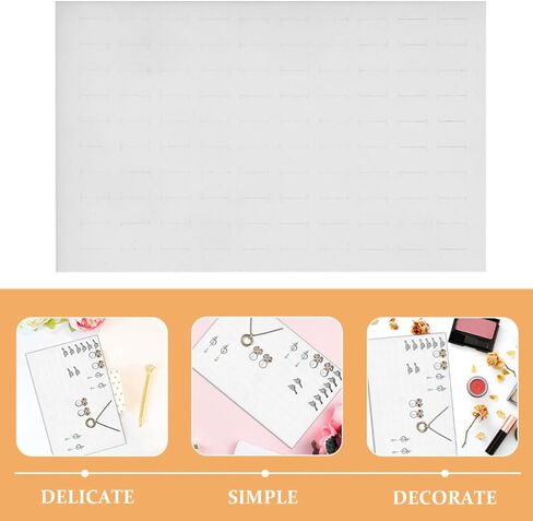 SAFIGLE 3Pcs Jewelry Box Cushion Liners Foam Insert Pads White Jewelry Organizer Tray Sponge Padding for Ring and Earring Box Storage in Saudi Arabia
