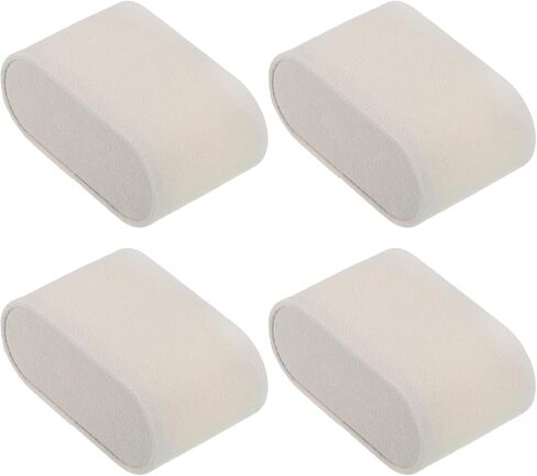 uxcell 12Pcs Watch Display Pillow, 2.8x1.7x1.2 Inch Flannelette Bracelet Pillows, Display Storage Cushion for Watch Bangle Jewelry, Beige in Saudi Arabia