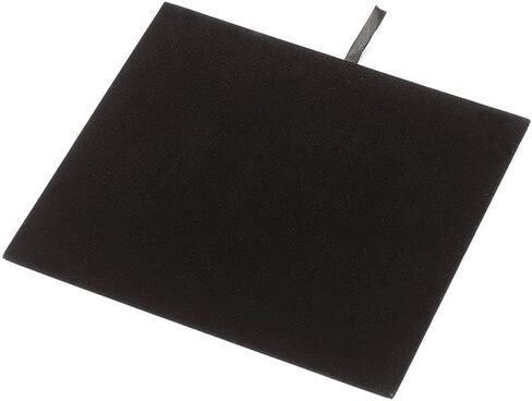 SSWBasics Set of 3 Small Black Velvet Jewelry Display Trays - 7 3/4" L x 6 3/4" W Rectangular Velvet Tray Liners - Felt Jewelry Tray for Organizing and Displaying Accessories in Saudi Arabia