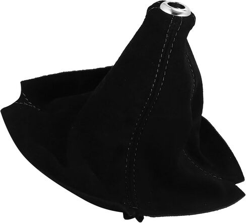 Car Shift Boot Cover Universal Gear Shift Knob Boot Dust Cover Suede Black Stylish Design in Saudi Arabia