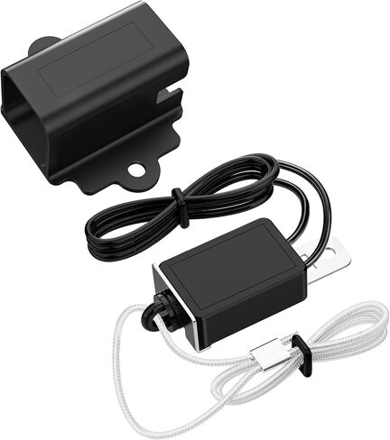 SnowyFox مقطورة الانفصال التبديل الطوارئ الكهربائية الفرامل التبديل، 4.7 FT الفرامل بعيدا مقطورة كابل مع 4 FT الحبل الصلب مضفر وحامل المكونات مقطورة لمقطورات السفر RV، RV سحب التبعي in Kuwait