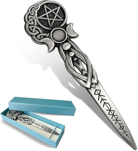 فتاحة حروف معدنية، فتاحة مظاريف كلاسيكية من Triplemoon، قاطع حروف فاخر مقاس 6.1 بوصة للنساء، أداة فتح البريد لمذبح المكتب المنزلي (فضي) in Kuwait