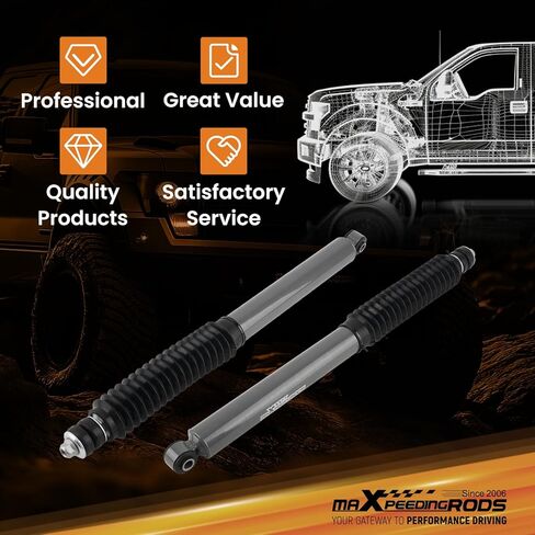ممتص الصدمات الخلفي maxpeedingrods 0-3 بوصة لـ 2019-2023 Ram 1500 2WD 4WD، إصدار G1 in Saudi Arabia