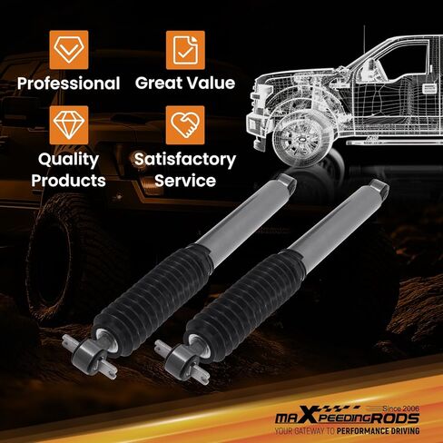 maXpeedingrods 0-3" Rear Shock Absorbers for Jeep Wrangler TJ 4WD 1997-2006, G1 Upgraded Version in Saudi Arabia