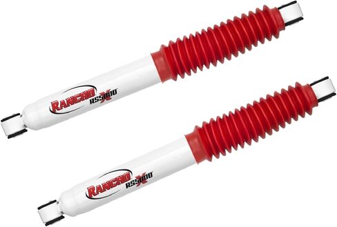 Rancho RS55274 RS55288 Set of Front & Rear RS5000X Series Shocks fits 2001 2010 Sierra 2500 HD with Front Torsion Bar & 0" Lift | Improved Handling & Performance | For Quicker Rebound in Saudi Arabia