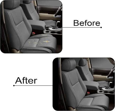 GXARTS Front Left Driver Side Bottom Replacement Microfiber Leather Seat Cover Gray #13 Compatible with Toyota Tundra 2007 2008 2009 2010 2011 2012 2013#13 in Saudi Arabia