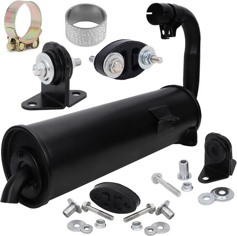 Muffler W/Spark Arrestor/Dampener/SEAL FITS YAMAHA Rhino 660 YXR660FA 2004-2007 in Saudi Arabia