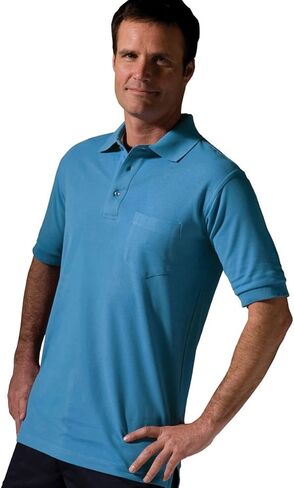 Edwards Garment Big and Tall Short Sleeve Pique Pocket Shirt in Saudi Arabia
