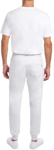 Hurley Men's Midweight Fleece Jogger (Heather White, Large) in Saudi Arabia