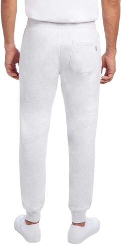 Hurley Men's Midweight Fleece Jogger (Heather White, Large) in Saudi Arabia