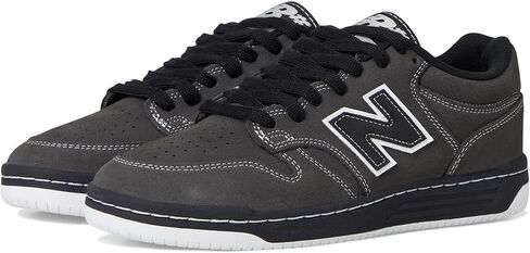 New Balance Unisex 480 Numeric Skate Shoe, Dark Grey/White, 9.5 US Men in Saudi Arabia