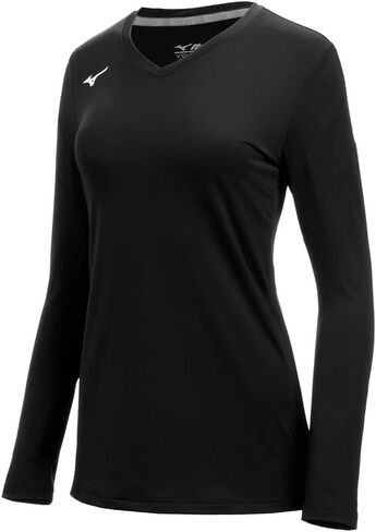 Mizuno Girls' Balboa 6 Long Sleeve Volleyball Jersey, Forest, Large in Saudi Arabia