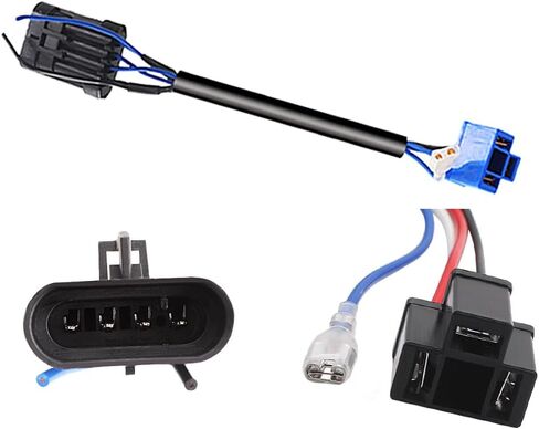 سرج سلك المصباح الأمامي من Road King - محول لـ HD Road Glide Street Glide، سرج H4 للمصابيح الأمامية HD H4 إلى 4 PIN in Kuwait