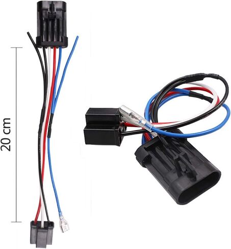 سرج سلك المصباح الأمامي من Road King - محول لـ HD Road Glide Street Glide، سرج H4 للمصابيح الأمامية HD H4 إلى 4 PIN in Kuwait