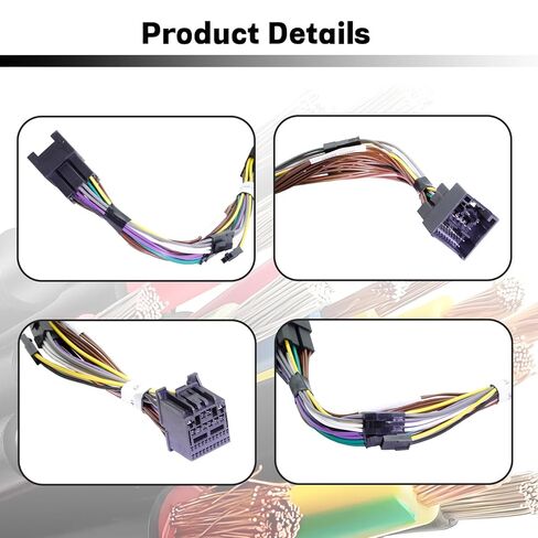 ASTROSYNC Audio Integration T-Harness Fit for Ford Vehicles 2018 2019 2020 2021 2022 2023 Non-Amplified, Front and Rear Speaker Leads Replace LPHFD31 in Saudi Arabia