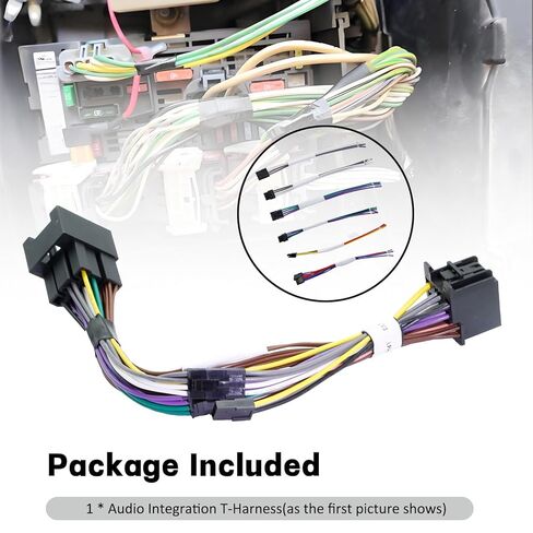 ASTROSYNC Audio Integration T-Harness Fit for Ford Vehicles 2018 2019 2020 2021 2022 2023 Non-Amplified, Front and Rear Speaker Leads Replace LPHFD31 in Saudi Arabia
