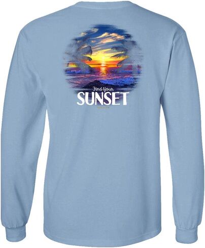 Koloa Surf Mens Stylized Surfer Logo Long Sleeve Tee in Reg, Big and Tall in Saudi Arabia