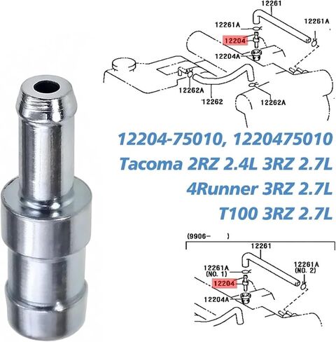 PCV صمام V323 045-0336 1220475010 الاستشعار صالح لتويوتا T100 4 عداء تاكوما 1995 1996 1997 1998 1999 2.7L in Kuwait