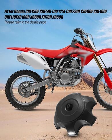 17620-GEL-770 Fuel Tank Gas Cap Fit for Honda XR100R XR80R XR70R XR50R 2001-2003 CRF150F CRF50F CRF125F CRF70F CRF230F CRF80F CRF100F CRF110F 2003-2024 in Saudi Arabia