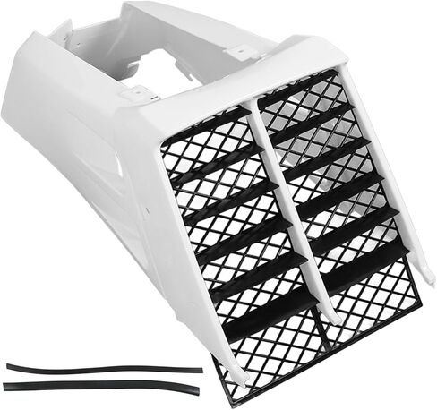 Gas Tank Side Covers, Radiator Cover Grill Stylish Protective Fit for Banshee 350 YFZ350 YFZ350LE YFZ350SE White ABS Plastic 2 Pieces in Saudi Arabia