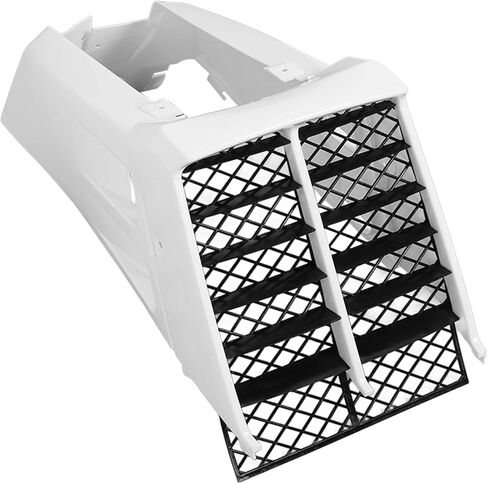 Gas Tank Side Covers, Radiator Cover Grill Stylish Protective Fit for Banshee 350 YFZ350 YFZ350LE YFZ350SE White ABS Plastic 2 Pieces in Saudi Arabia