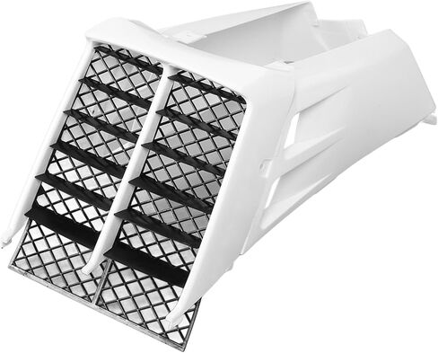 Gas Tank Side Covers, Radiator Cover Grill Stylish Protective Fit for Banshee 350 YFZ350 YFZ350LE YFZ350SE White ABS Plastic 2 Pieces in Saudi Arabia